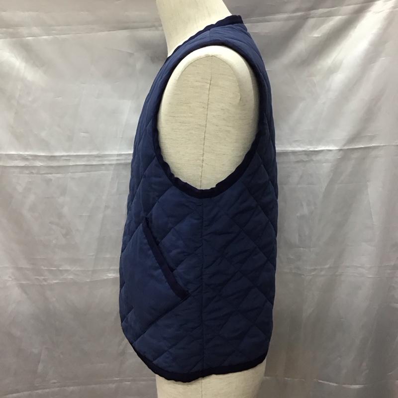 トロフィークロージング TROPHY CLOTHING ベスト ベスト ベスト キルティングベスト ノースリーブカットソー M 無地 紺 / ネイビー / メンズ USED 古着 中古 10110986