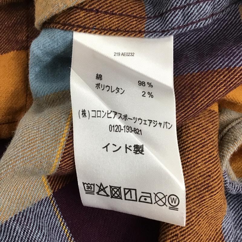 コロンビア Columbia シャツ、ブラウス 長袖 219 ae0232 長袖シャツ チェックシャツ カラーシャツ M チェック マルチカラー / マルチカラー / メンズ USED 古着 中古 10132903