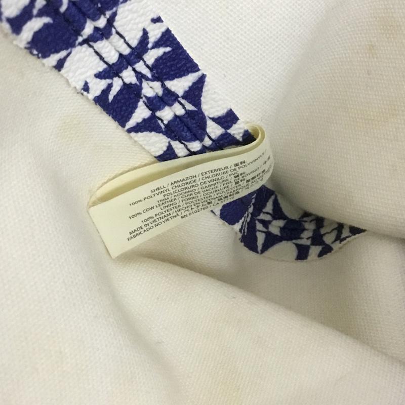 ケイトスペード Kate Spade トートバッグ トートバッグ スペード柄 総柄 白 / ホワイト / X 青 / ブルー / レディース USED 古着 中古 10140046