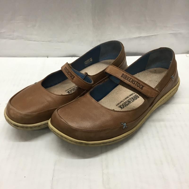 ビルケンシュトック BIRKENSTOCK カジュアルシューズ カジュアルシューズ ストラップ 26cm 26.0cm ワンポイント 茶 / ブラウン / レディース USED 古着 中古 10119087