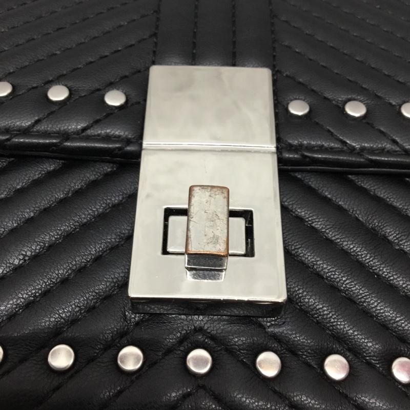 ザラベーシック ZARA BASIC ショルダーバッグ ショルダーバッグ 6326 304 040 チェーン 無地 黒 / ブラック / X 銀 / シルバー / レディース USED 古着 中古 10110517