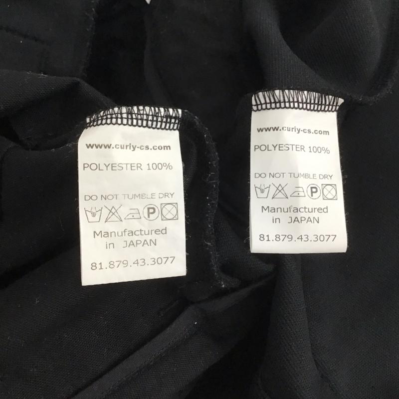 カーリー Curly セットアップ セットアップ セットアップ 長袖ジャケット スラックスパンツ 2点セット 2 無地 黒 / ブラック / メンズ USED 古着 中古 10142079