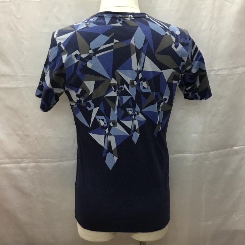 デンハム DENHAM Tシャツ 半袖 半袖カットソー プリントTシャツ クルーネックカットソー XS 総柄 マルチカラー / マルチカラー /  メンズ USED 古着 中古 10108970