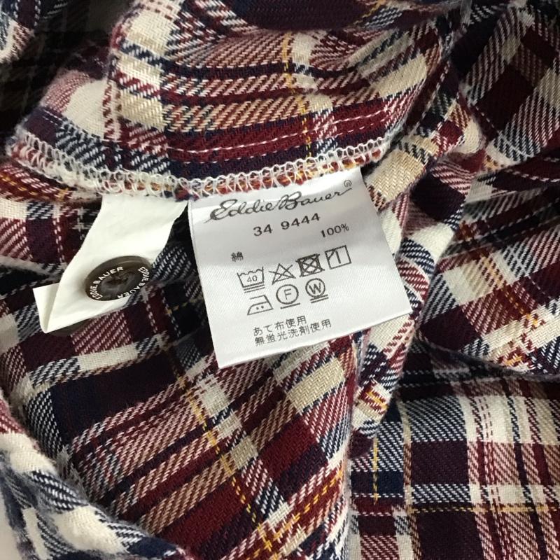 エディーバウアー Eddie Bauer シャツ、ブラウス 長袖 M チェック マルチカラー / マルチカラー / メンズ USED 古着 中古 10141182