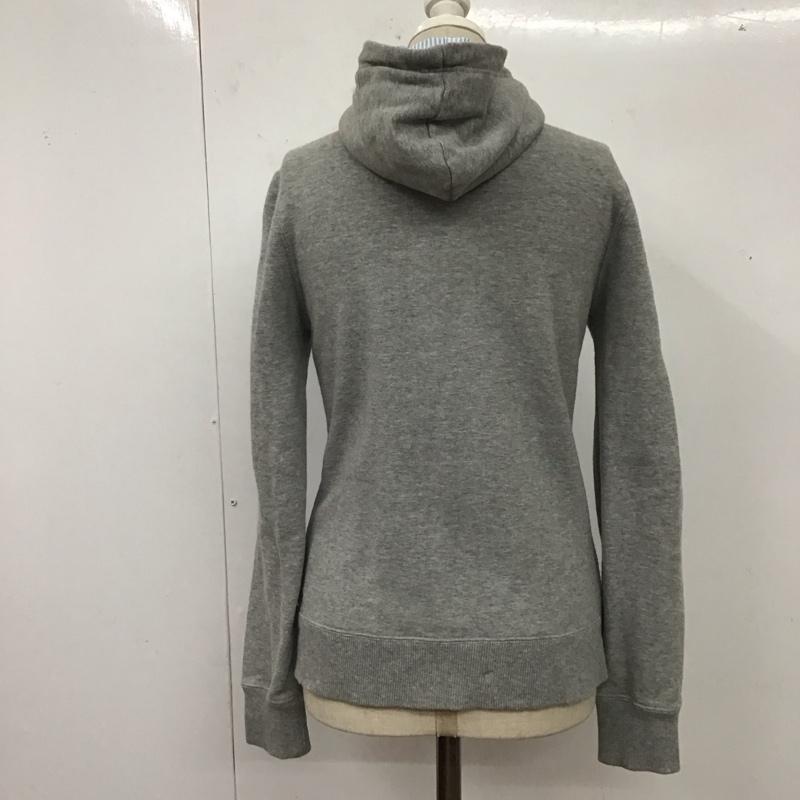 トミーヒルフィガー TOMMY HILFIGER パーカー 長袖 ジップアップパーカー 長袖パーカー フード付きパーカー 0 灰 / グレー / レディース USED 古着 中古 10119437