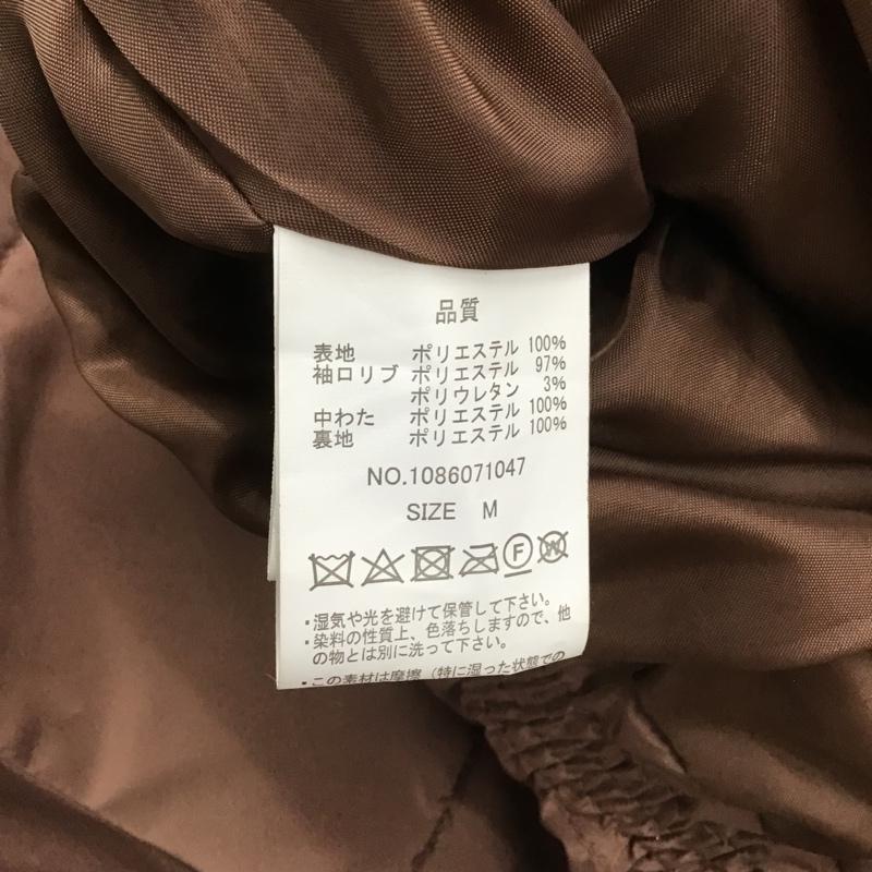 マジェスティックレゴン MAJESTIC LEGON ジャケット、上着 ジャンパー、ブルゾン 1086071047 カラーエコダウン ジップアップジャケット フード付きダウンジャケット M 無地 茶 / ブラウン / レディース USED 古着 中古 10105622