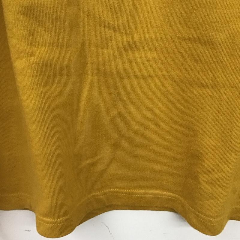 エフエイティー FAT Tシャツ 半袖 半袖カットソー プリントTシャツ クルーネックカットソー ロゴ、文字 マスタード / マスタード / メンズ USED 古着 中古 10137300