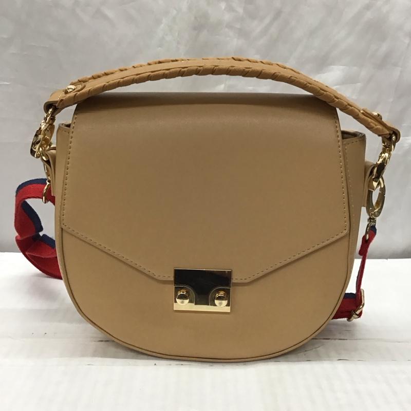 アズールバイマウジー AZUL BY MOUSSY ハンドバッグ ハンドバッグ 2WAY 無地 ベージュ / ベージュ / X 金 / ゴールド / レディース USED 古着 中古 10118875
