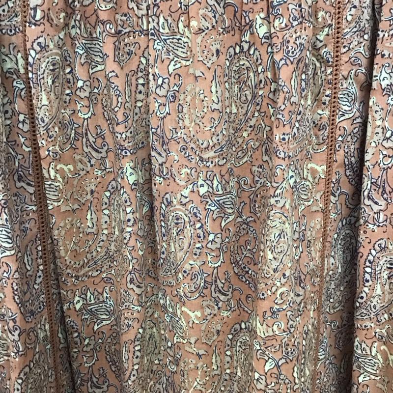 フリークスストア FREAK S STORE ワンピース ロングスカート インドペイズリースキッパーワンピース タグ付 S 総柄 橙 / オレンジ / レディース USED 古着 中古 10137477