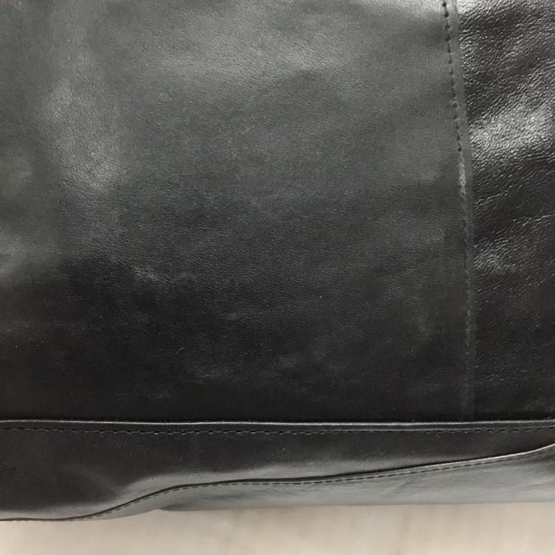 ジョーマッコイ JOE McCOY トートバッグ トートバッグ 豊岡 レザー パッチワーク 無地 黒 / ブラック / メンズ USED 古着 中古 10115252