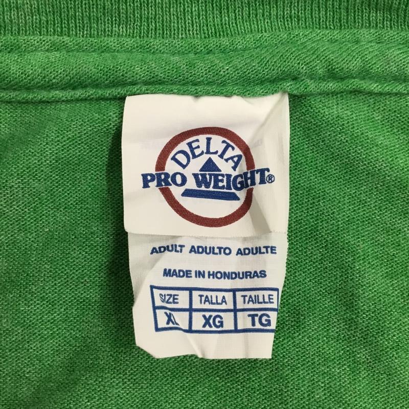 古着 USED Tシャツ 半袖 半袖カットソー プリントTシャツ クルーネックカットソー XL プリント 緑 / グリーン / メンズ USED 古着 中古 10106484