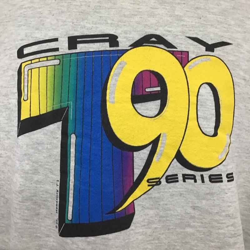 ジャージーズ JERZEES トレーナー 長袖 スウェット プリント XL ロゴ、文字 灰 / グレー /  メンズ USED 古着 中古 10119200