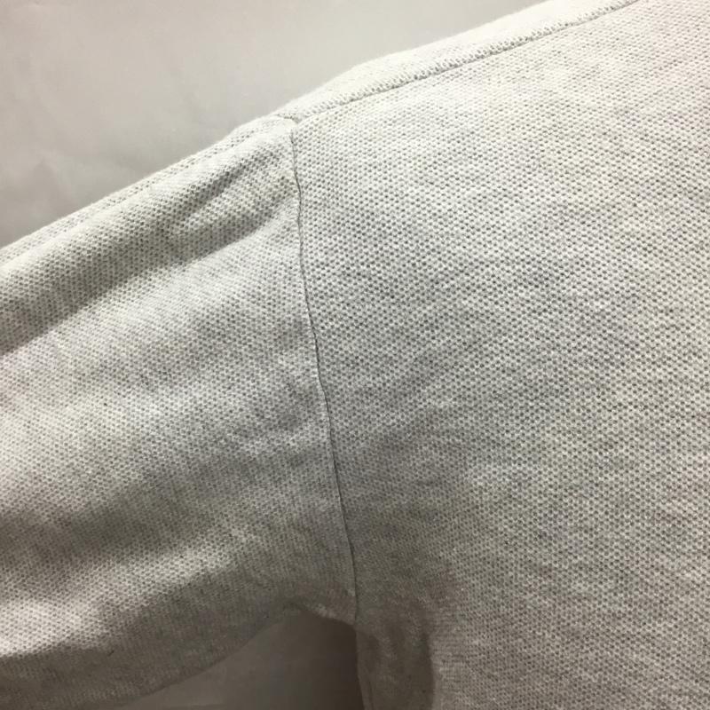 ラルフローレン RALPHLAUREN ポロシャツ 半袖 半袖ポロシャツ カラーシャツ 半袖カットソー L ロゴ、文字 灰 / グレー / メンズ USED 古着 中古 10108429