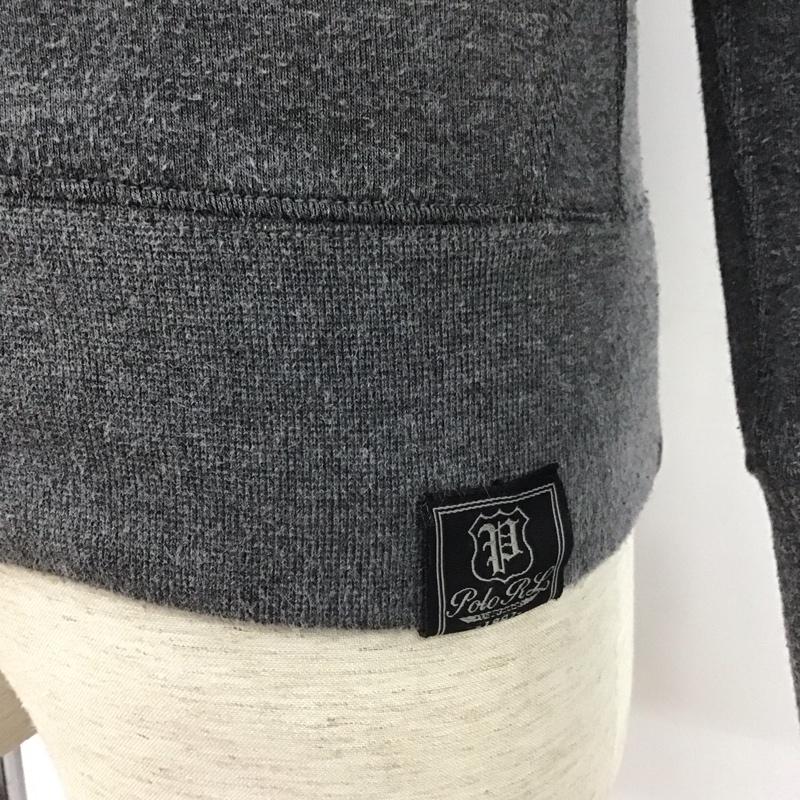 ポロラルフローレン POLO RALPH LAUREN パーカー 長袖 長袖パーカー フード付きパーカー プリントスウェット トレーナー S プリント 灰 / グレー / メンズ USED 古着 中古 10110352