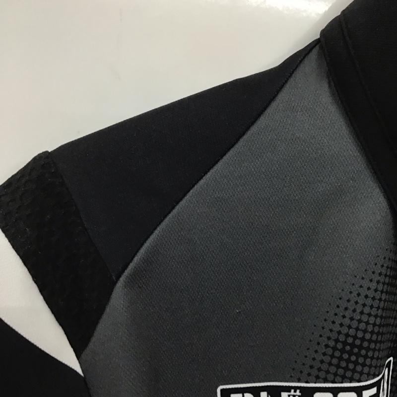 オークリー OAKLEY ポロシャツ 半袖 半袖ポロシャツ カラーシャツ 半袖カットソー スポーツウェア L プリント 黒 / ブラック / メンズ USED 古着 中古 10138432