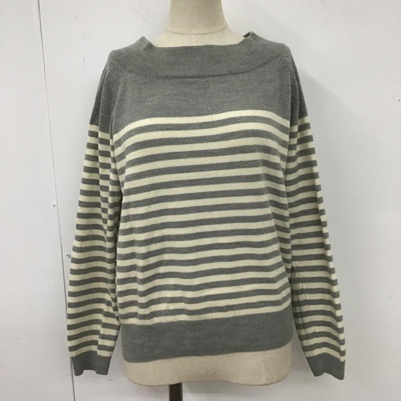 マジェスティックレゴン MAJESTIC LEGON ニット、セーター 長袖 FREE ボーダー柄 マルチカラー / マルチカラー /  レディース USED 古着 中古 10105773