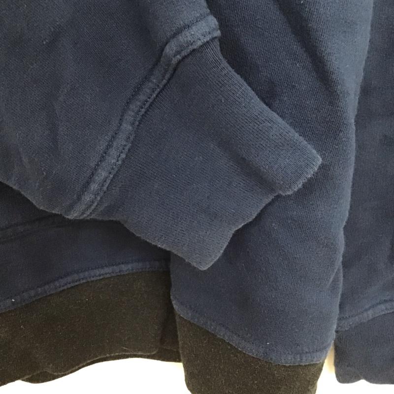 チャムス CHUMS パーカー 長袖 XL ロゴ、文字 紺 / ネイビー /  メンズ USED 古着 中古 10128498