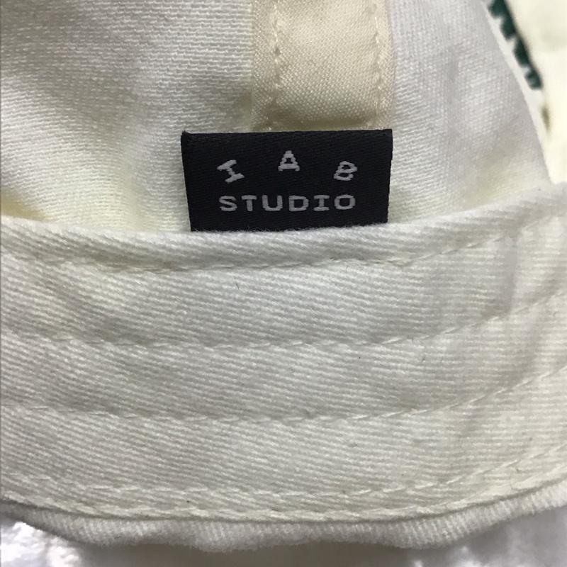 アイエービー スタジオ IAB STUDIO 帽子 キャップ Henry’s Pizza ロゴ、文字 白 / ホワイト / メンズ USED 古着 中古 10113380