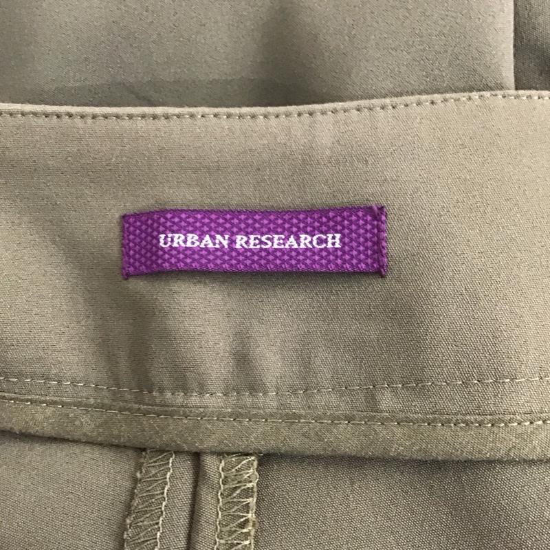 アーバンリサーチ URBAN RESEARCH パンツ スラックス wH95-24M006 クロップド丈 ストレッチ S 無地 カーキ / カーキ / レディース USED 古着 中古 10139358