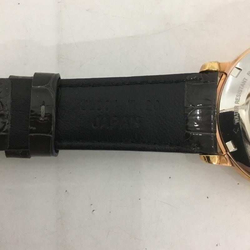 オリエントスター ORIENTSTAR 腕時計 アナログ(自動巻き) RK-HH0003S 本ワニ皮革 ロゴ、文字 黒 / ブラック / メンズ USED 古着 中古 10127479