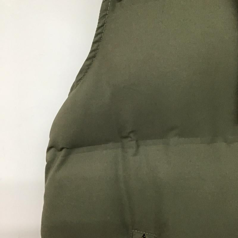 ザラ ZARA ベスト ベスト 3046 741 505 中綿 フード ロング丈 タグ付き L 無地 カーキ / カーキ / レディース USED 古着 中古 10138926
