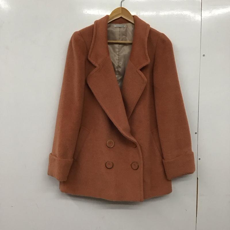 スコットクラブ SCOTCLUB ジャケット、上着 ジャケット、ブレザー カジュアルジャケット アウター カラージャケット M 無地 橙 / オレンジ / レディース USED 古着 中古 10137868