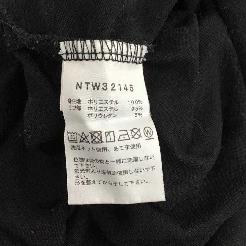 ザノースフェイス THE NORTH FACE ワンピース ひざ丈スカート NTW32145 ショートスリーブワンピースクルー M ロゴ、文字 黒 / ブラック / レディース USED 古着 中古 10117223