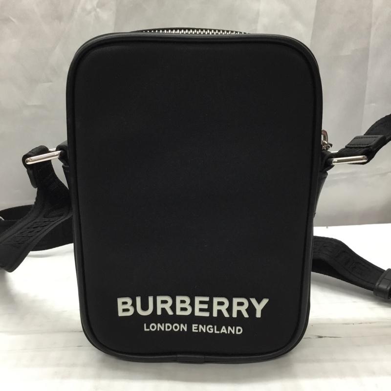 バーバリー BURBERRY ショルダーバッグ ショルダーバッグ ロゴベルト ロゴ、文字 黒 / ブラック / メンズ USED 古着 中古 10110625