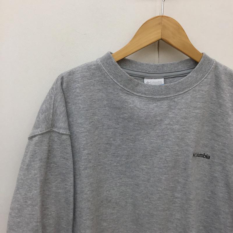 コロンビア Columbia トレーナー 長袖 スウェット 223PM 4402 M ロゴ、文字 X 刺繍 灰 / グレー / メンズ USED 古着 中古 10136374