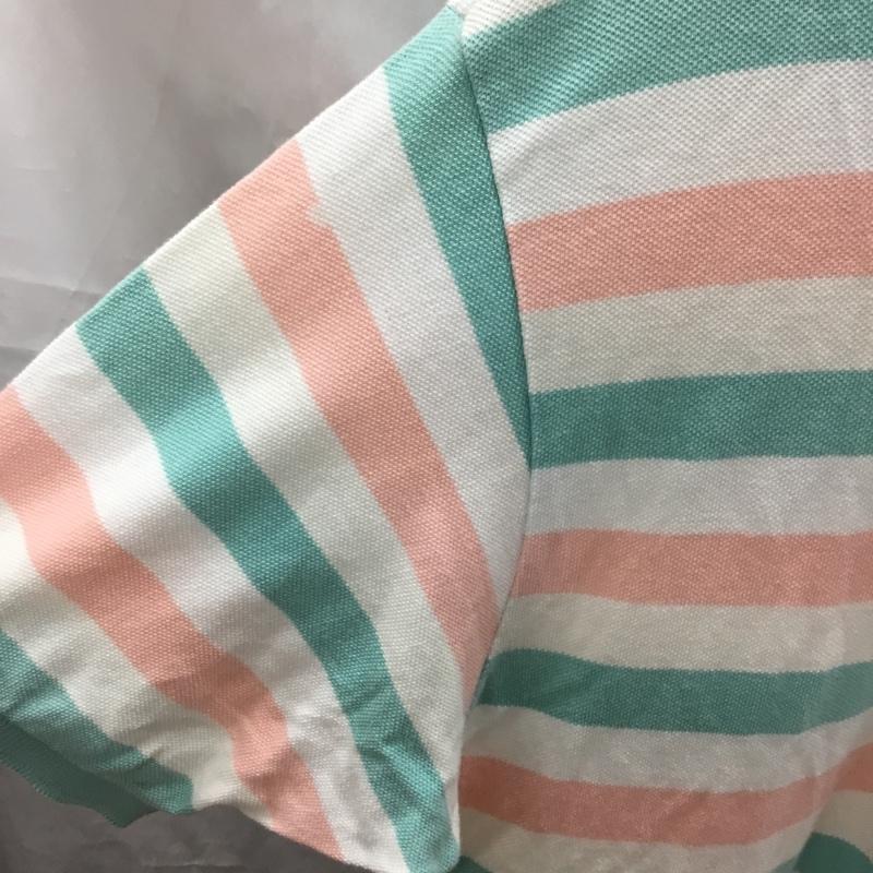 ポロバイラルフローレン Polo by RALPH LAUREN ポロシャツ 半袖 半袖ポロシャツ カラーシャツ 半袖カットソー L ボーダー柄 マルチカラー / マルチカラー /  メンズ USED 古着 中古 10113332