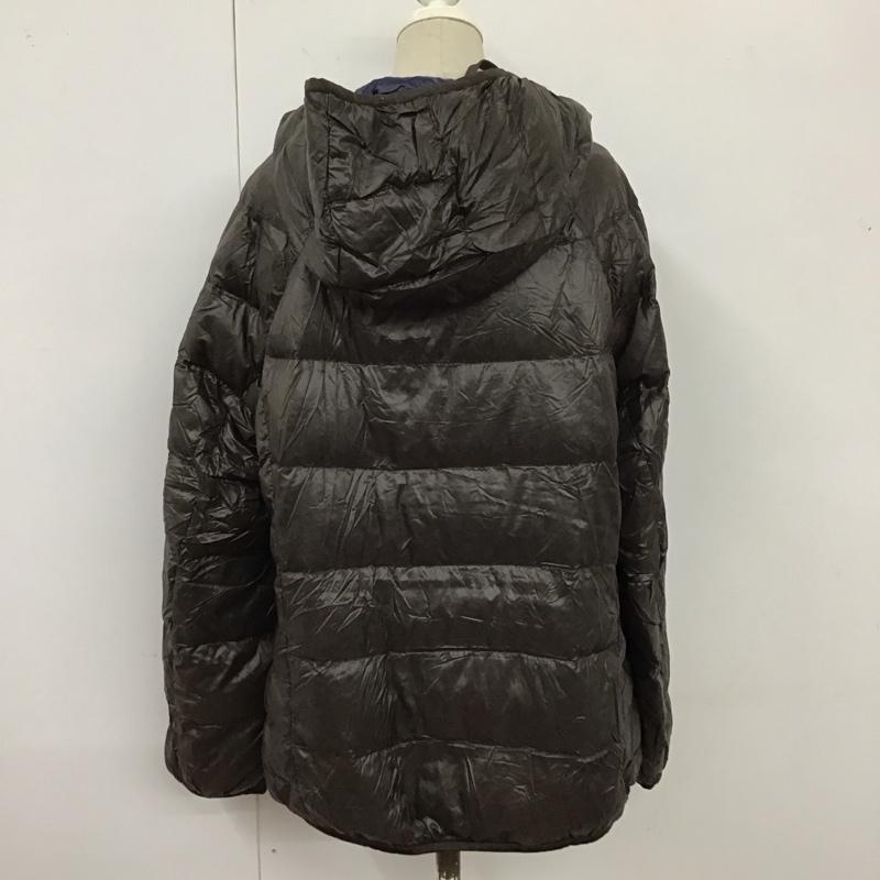 ユニクロ UNIQLO ジャケット、上着 ジャンパー、ブルゾン 217-078827 ウルトラライトダウンフードパーカー ジップアップジャケット XL 無地 茶 / ブラウン / レディース USED 古着 中古 10118001