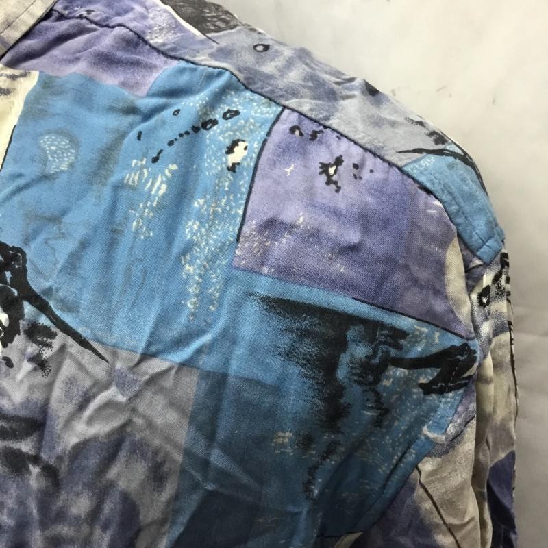 古着 USED シャツ、ブラウス 長袖 長袖シャツ カラーシャツ 長袖カットソー アロハシャツ 総柄 マルチカラー / マルチカラー / メンズ USED 古着 中古 10106422