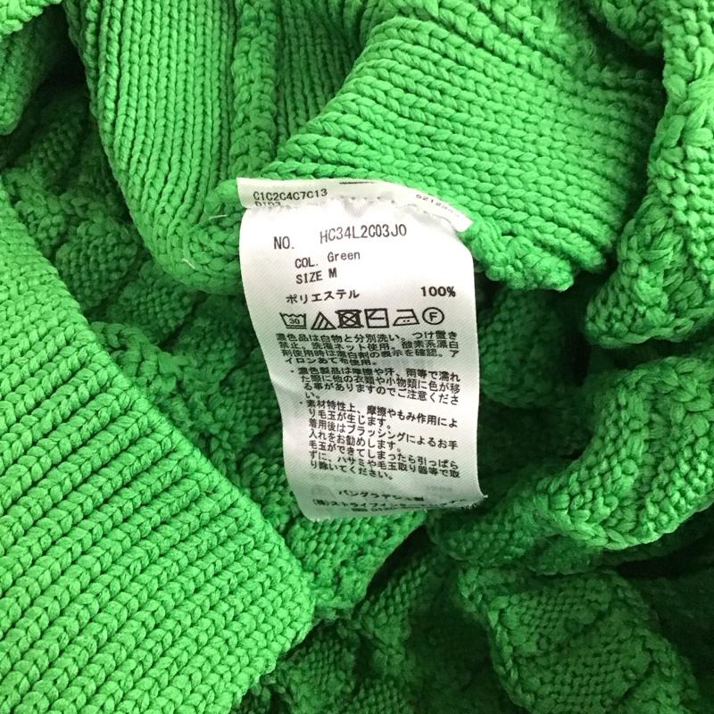 アメリカンホリック AMERICAN HOLIC ニット、セーター 長袖 HC34L2C03J0 エコカルットポコポコプルオーバー M 無地 緑 / グリーン / レディース USED 古着 中古 10131567