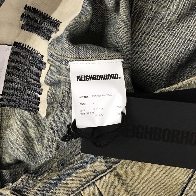 ネイバーフッド NEIGHBORHOOD ジャケット、上着 ジャケット、ブレザー 251xbnh-jkm01 デニムジャケット Gジャン アウター カジュアルジャケット S ダメージ加工 インディゴ / インディゴ / メンズ USED 古着 中古 10132283