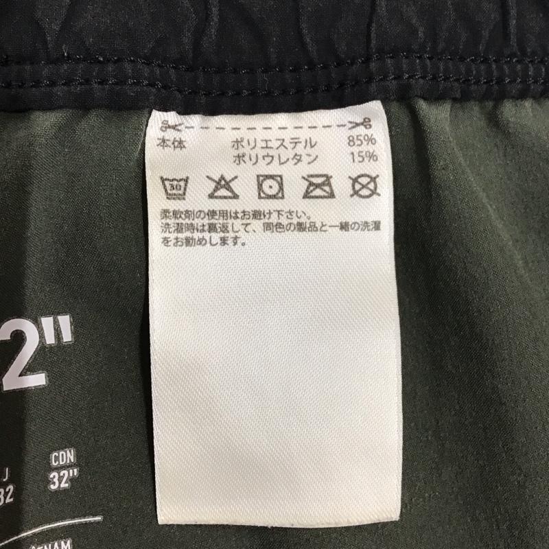 リーボック Reebok パンツ ショートパンツ ショートパンツ ハーフパンツ カジュアルパンツ スポーツウェア 32インチ ロゴ、文字 黒 / ブラック / X カーキ / カーキ / メンズ USED 古着 中古 10116899