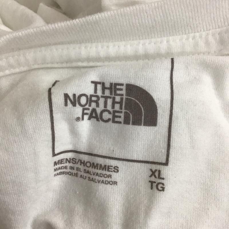 ザノースフェイス THE NORTH FACE Tシャツ 半袖 nf0a5j9hfn4 PRIDETEE 半袖カットソー プリントTシャツ XL プリント X ロゴ、文字 白 / ホワイト / メンズ USED 古着 中古 10118078