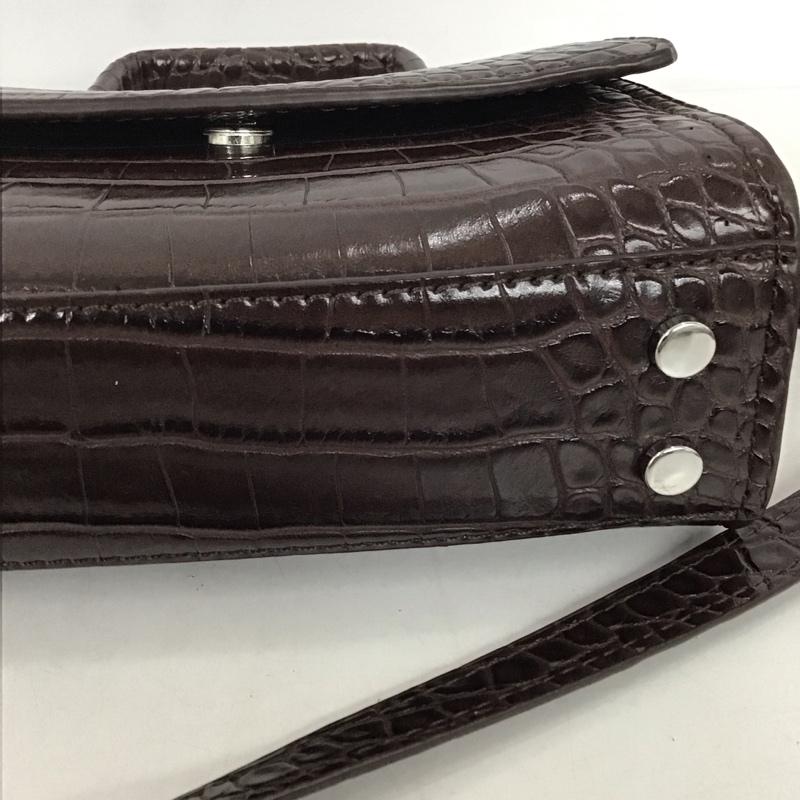 ザラ ZARA ショルダーバッグ ショルダーバッグ ミニバッグ アニマル柄 ダークブラウン / ダークブラウン / レディース USED 古着 中古 10135274