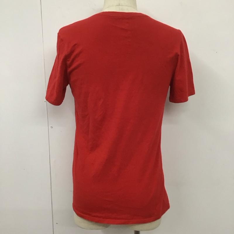 ナイキ NIKE Tシャツ 半袖 半袖カットソー プリントTシャツ クルーネックカットソー S プリント 赤 / レッド / メンズ USED 古着 中古 10107256