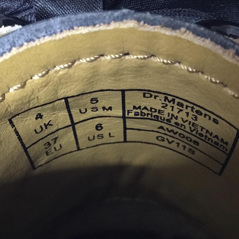 ドクターマーチン Dr.Martens 革靴 革靴 21713 Ray BEAMS 別注 パテント 3eye リボン UK4 US:6 無地 黒 / ブラック / レディース USED 古着 中古 10108905
