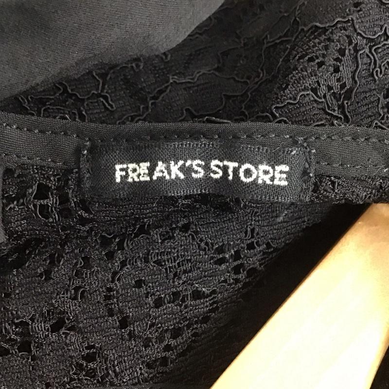 フリークスストア FREAK S STORE カットソー 半袖 S 無地 黒 / ブラック / レディース USED 古着 中古 10136494