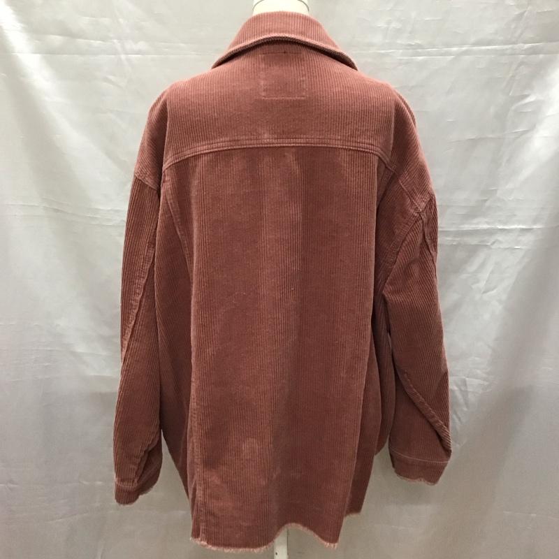 ザラ ZARA ジャケット、上着 ジャケット、ブレザー コーデュロイジャケット ポケットジャケット カジュアルジャケット L 無地 えんじ / ワインレッド / レディース USED 古着 中古 10118552