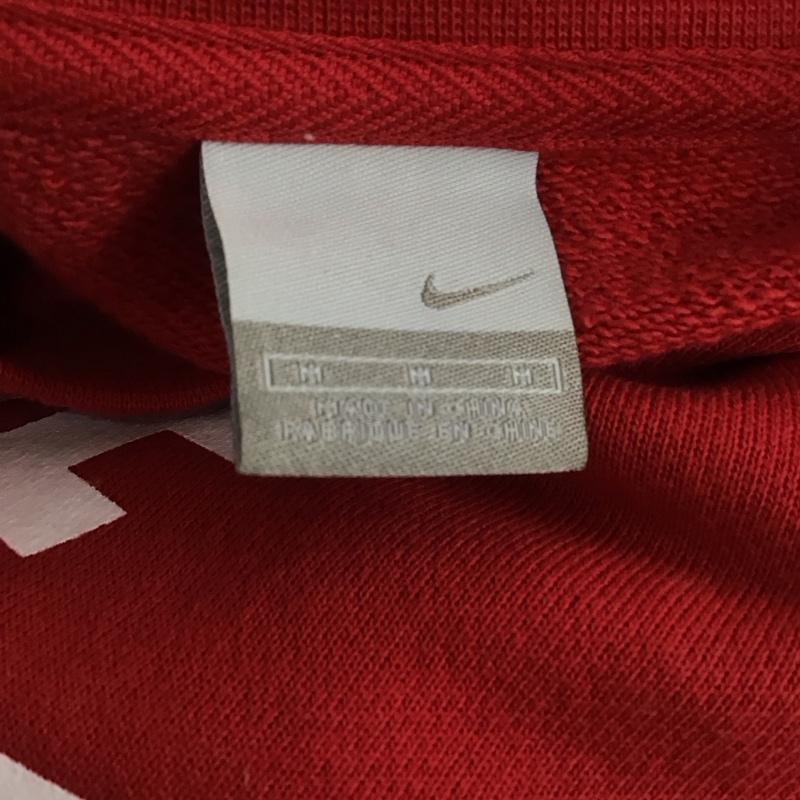 ナイキ NIKE トレーナー 長袖 682282 スウェット ロゴ 2000年代 M プリント 赤 / レッド / メンズ USED 古着 中古 10111086