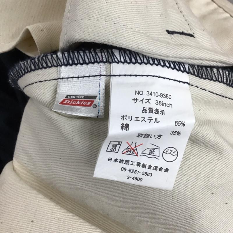 ディッキーズ Dickies パンツ ワークパンツ、ペインターパンツ ワークパンツ ワイドパンツ カジュアルパンツ 38 無地 紺 / ネイビー / メンズ USED 古着 中古 10110442