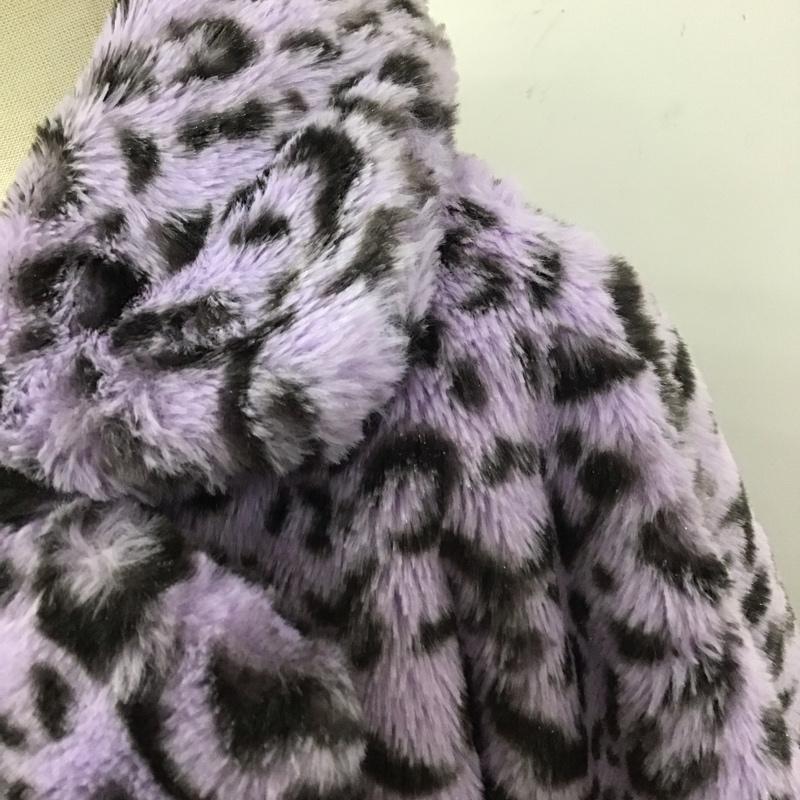 エックスガール X-girl ジャケット、上着 ジャンパー、ブルゾン 05194507 LEOPARDFURCOAT アウター カジュアルジャケット 2 ヒョウ柄・レオパード柄 紫 / パープル / レディース USED 古着 中古 10110235