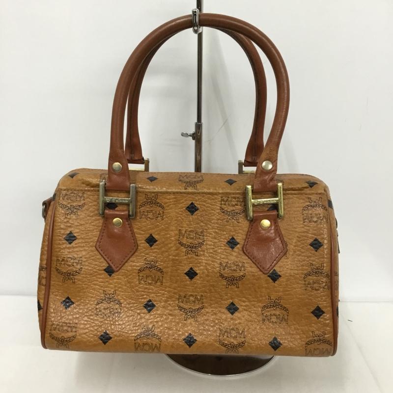 エムシーエム MCM ハンドバッグ ハンドバッグ ミニボストン 総柄 茶 / ブラウン / レディース USED 古着 中古 10129103