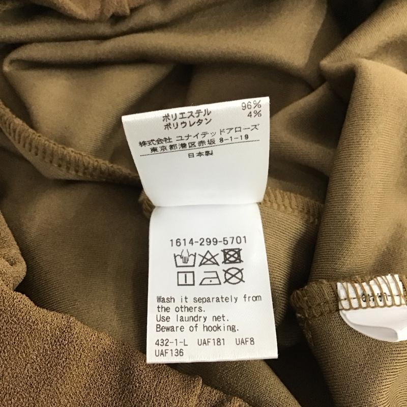 ビューティアンドユースユナイテッドアローズ BEAUTY&YOUTH UNITED ARROWS パンツ スラックス 1614-299-5701ドライツイルスリムテーパードパンツ M 無地 茶 / ブラウン / レディース USED 古着 中古 10133514