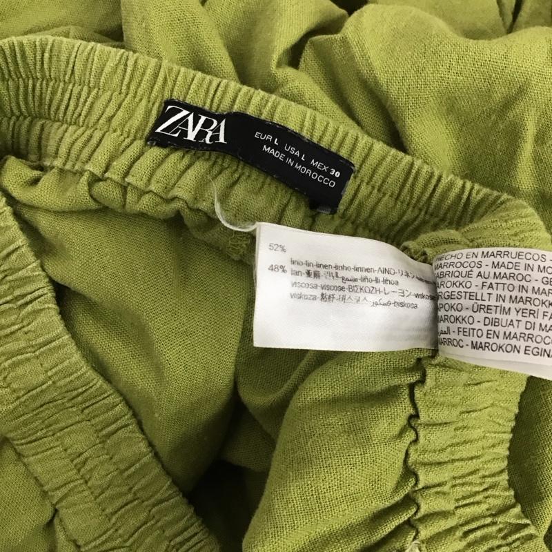 ザラ ZARA セットアップ セットアップ 無地 黄緑 / イエローグリーン / レディース USED 古着 中古 10129629