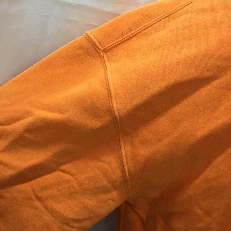 ギャップ GAP パーカー 長袖 長袖パーカー フード付きパーカー プリントスウェット トレーナー XL ロゴ、文字 橙 / オレンジ / メンズ USED 古着 中古 10109338