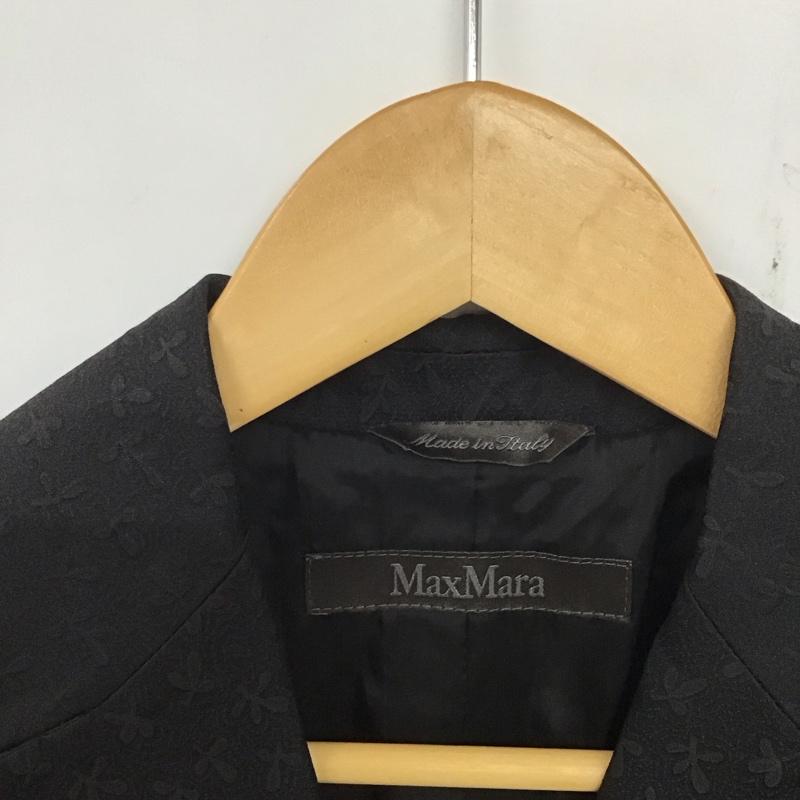 マックスマーラ Max Mara ジャケット、上着 ジャケット、ブレザー 総柄 黒 / ブラック / レディース USED 古着 中古 10136843