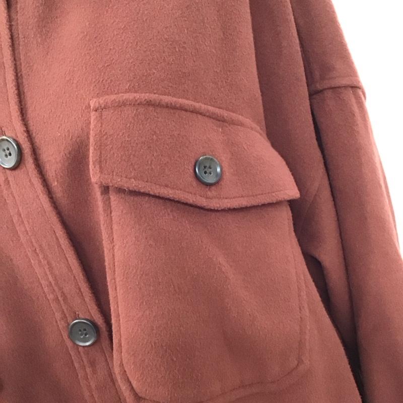 フリークスストア FREAK S STORE ジャケット、上着 ジャケット、ブレザー 193-3007 19AW CPOシャツジャケット FREE 無地 茶 / ブラウン / レディース USED 古着 中古 10123591